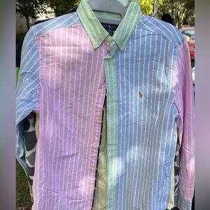 Colorblock Oxford Shirt